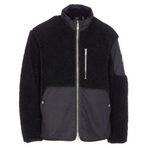 무스너클 SAGLEK 플리스 집 자켓 M35MS601292 BLACK DOM