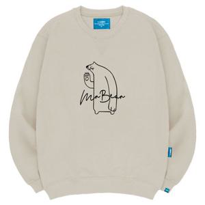 엘라모 기모M 미스터베어 맨투맨 S-4XL 빅사이즈까지