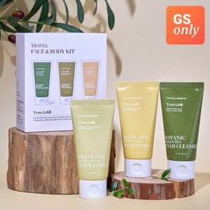 [GS단독] 정직한실험실 대용량 저자극 트래블 페이스&바디 키트 (75ml*3종)