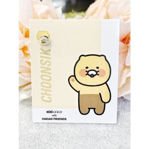 미니골드 10k 카카오프렌즈 춘식이 볼륨 피어싱 ENTM0011