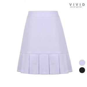 [비비드 시크릿가너]VIVID 심플 주름장식 골프치마바지A