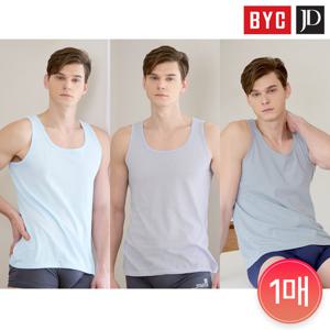 [제임스딘/BYC] 남성 순면 유색 조끼런닝 1매