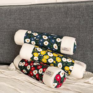 [누리홈]린넨 팬지 목 메밀베개 경추 수면_JJ