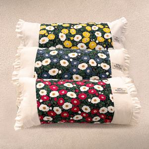 [누리홈]린넨 팬지 끈 메밀베개 경추 목베개 숙면 기능성_JJ