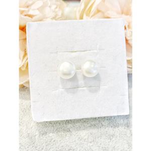 미니골드 10K 담수 진주 귀걸이 EAMM0448