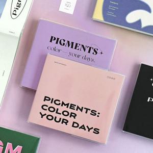 피그먼트 노트 모눈 그리드 다이어리 플래너 PVC 커버