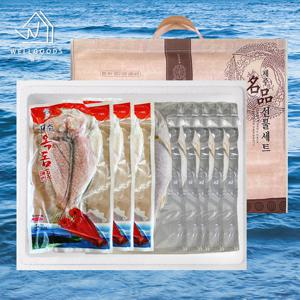 [웰굿]제주 반건조 옥돔 혼합선물세트 2호(옥돔3,백조기5)