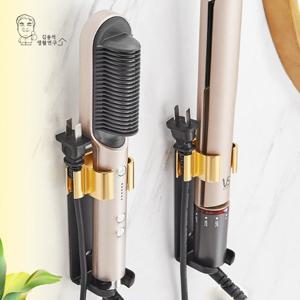 엣지 무타공 고데기거치대 욕실 화장대 수납장