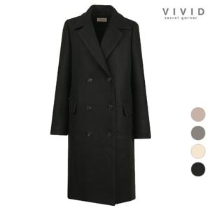 [비비드 시크릿가너]VIVID 여성 라임 캐시미어 누빔안감 코트