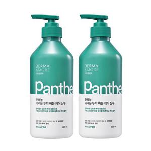 [애경]애경 더마앤모어 판테놀가려운 두피케어샴푸 600ml 2개
