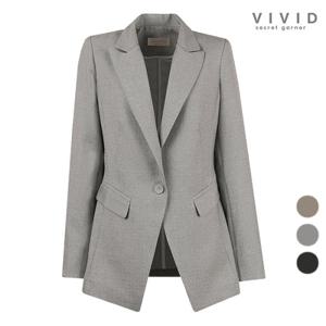 [비비드 시크릿가너]VIVID 여성 제이 원버튼 봄가을 정장자켓