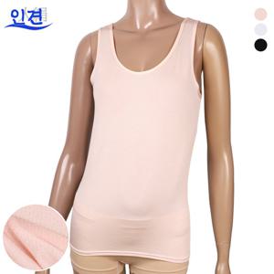 바풀 DS DT 186002 도트망 인견 어깨 나시 런닝 (90~100)