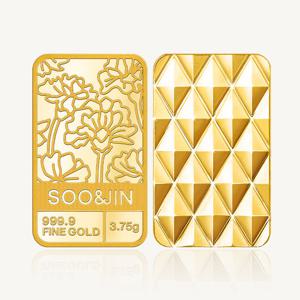 수앤진골드 카네이션 골드바 24K 순금 3.75g