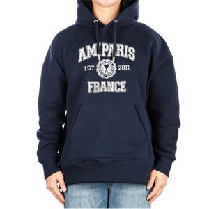 [아미] (USW208 747 491) 남성 하트로고 후드 맨투맨