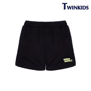 [트윈키즈]캐릭터 그래픽 4부팬츠(TAMT9P02_BK)