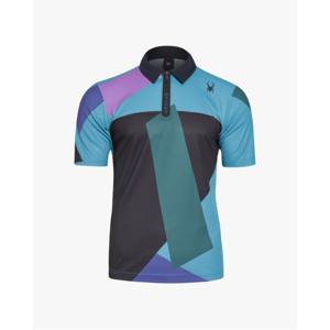 [스파이더] 남성 프로웹 컬러 패턴 폴로 셔츠 SPHMCNTS241MTBL