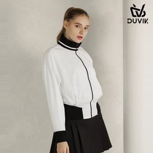 듀빅 여성 가오리핏 배색 블루종 점퍼 DD3WWJ552WH