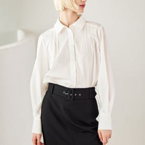 [더핸드메이드]퍼프 포인트 블라우스 _V