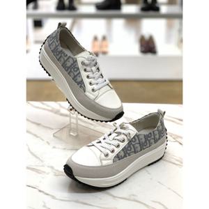 [앙세르]천연가죽 레터링 밴딩끈 4cm 통굽스니커즈 ANF23SW272