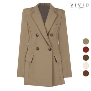 [비비드 시크릿가너]여성 케인 더블 가을봄 정장자켓