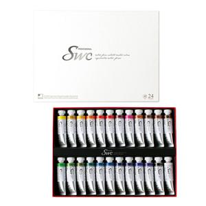 신한 최고급 수채화 물감 SWC 15ml 24색