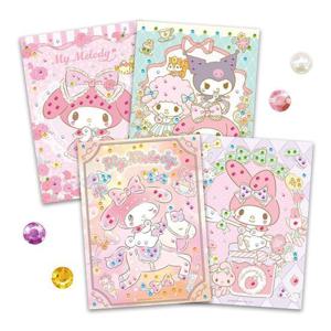 산리오 마이멜로디 캐릭터즈 블링블링 보석 스티커북