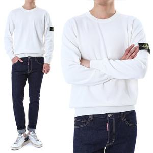 스톤아일랜드 와펜패치 라운드 니트/8015540B2 V0001