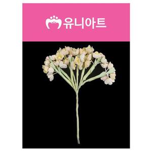 유니아트 조화꽃 2000 물망초꽃 노랑