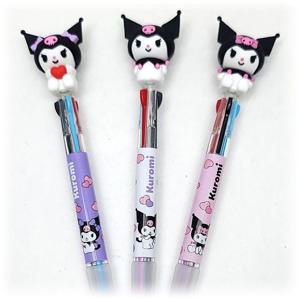 산리오 쿠로미 볼펜 필기 도구 메모 작성 필기구 3색