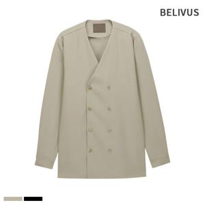 [빌리버스]빌리버스 남자 셔츠 브이넥 긴팔 더블 자켓 BIT160