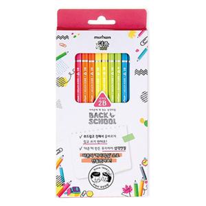 더존 키즈 삼각연필 10본세트 2B