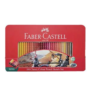 파버카스텔 일반 색연필 100색 틴케이스