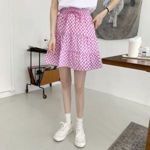 [네쥬]네쥬 여성 봄 여름 플레어 밴딩 캉캉 미니 스커트