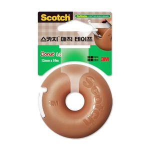 3M스카치 매직테이프 도넛초코(12mmx10M)