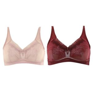 [비너스](C컵)오르화 보정감이 좋은 편한 노와이어 브래지어 OBR3216C