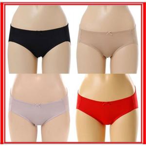 [비너스울산]VPTQ451H  기본무지 폴리스판 데일리 노라인 햄 팬티 학생팬티