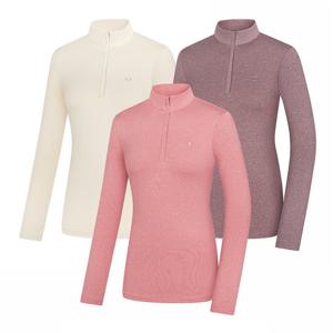 콜핑 여성 등산 긴팔 반집업 티셔츠 보온 신축 마겐(여) KTT0430W