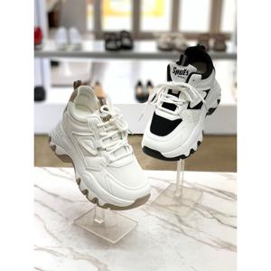 [앙세르]천연가죽 메쉬 8cm 키높이 스니커즈 ANS24SN4326FP