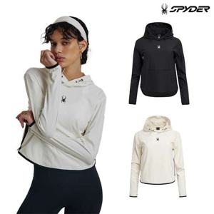 [스파이더] 여성 러닝 히든 포켓 후드 티셔츠 SPIPCNHD281W