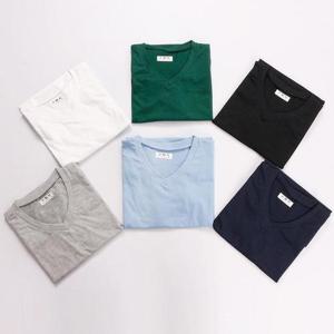 빅사이즈사랑해요 W045L405 매일무지브이넥반팔 WW