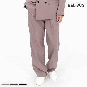 [빌리버스]빌리버스 남성 세미와이드 슬랙스 바지 핀턱 정장슬랙