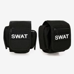 군용 군인 허리 밸트 파우치 블랙