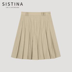 [SISTINA] 인기 클래식 플리츠 스커트_AWWSKO21080_BE