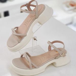 [머랭고]머랭고 세이브존04 소가죽 볼드굽 꼬임샌들 M24M06 (162