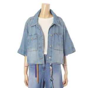 [안지크]오버핏데님반팔자켓 AI2DJ1110