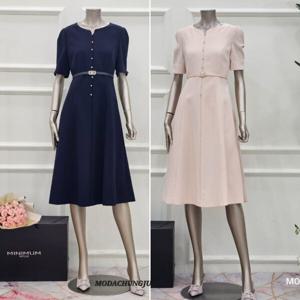 [미니멈]MD 블링버튼 플레어원피스 MD MYBGWO4240_CJ