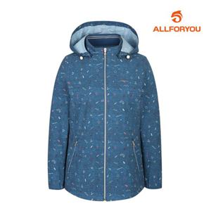 [올포유][올포유] 여성 프린트 후드 점퍼 AWJUL7361-904