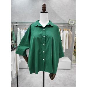 [스테파니][스테파니] 앞뒤 단추 7부 셔츠 A24SH4303