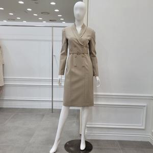 [미니멈]숄라펠 더블버튼 원피스 (MWDAWO9320LE)_IC