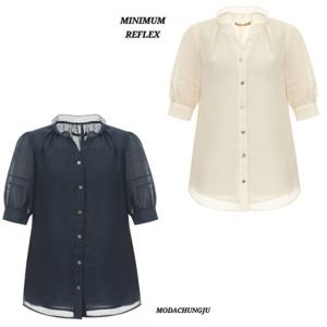 [미니멈]MD 퍼프소매 쉬폰블라우스 MD MYBGWB4210 B_CJ